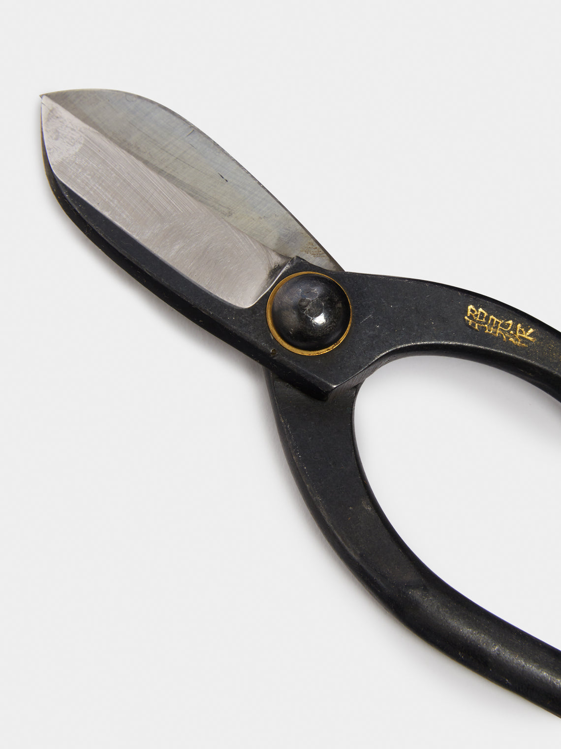 Banshu Hamono - Ikenobo Hand-Forged Flower Scissors - Black - ABASK