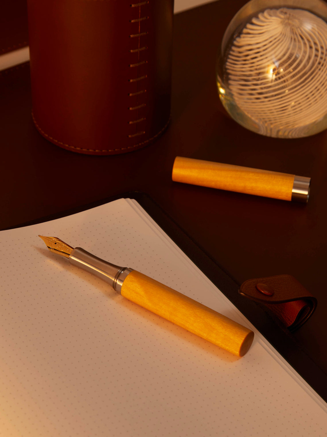 Atelier Fesseler - Paris Lemonwood Fountain Pen - Brown - ABASK