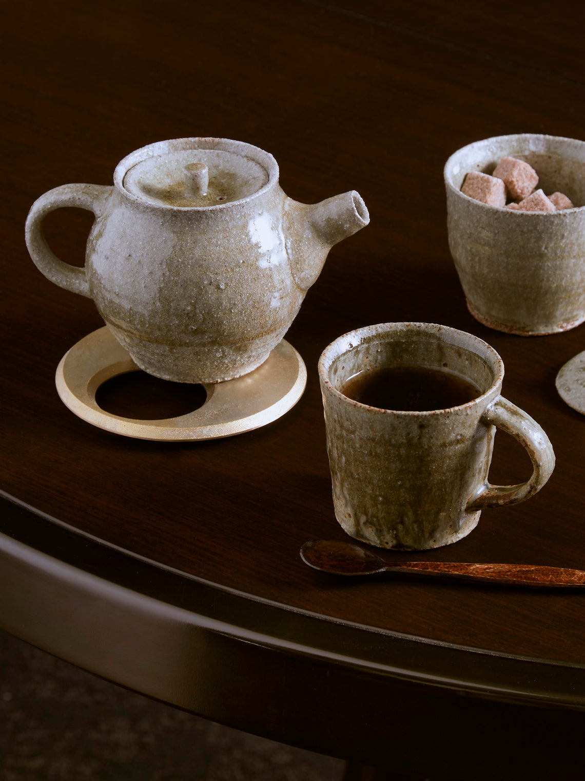 Futagami - Moon Brass Trivet -  - ABASK