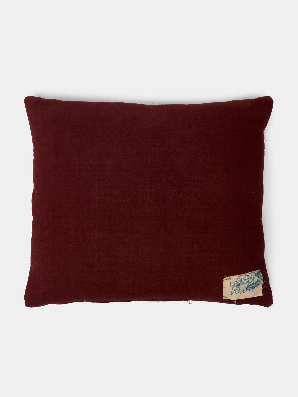 By Walid - 19th-Century Needlepoint Linen Cushion -  - ABASK