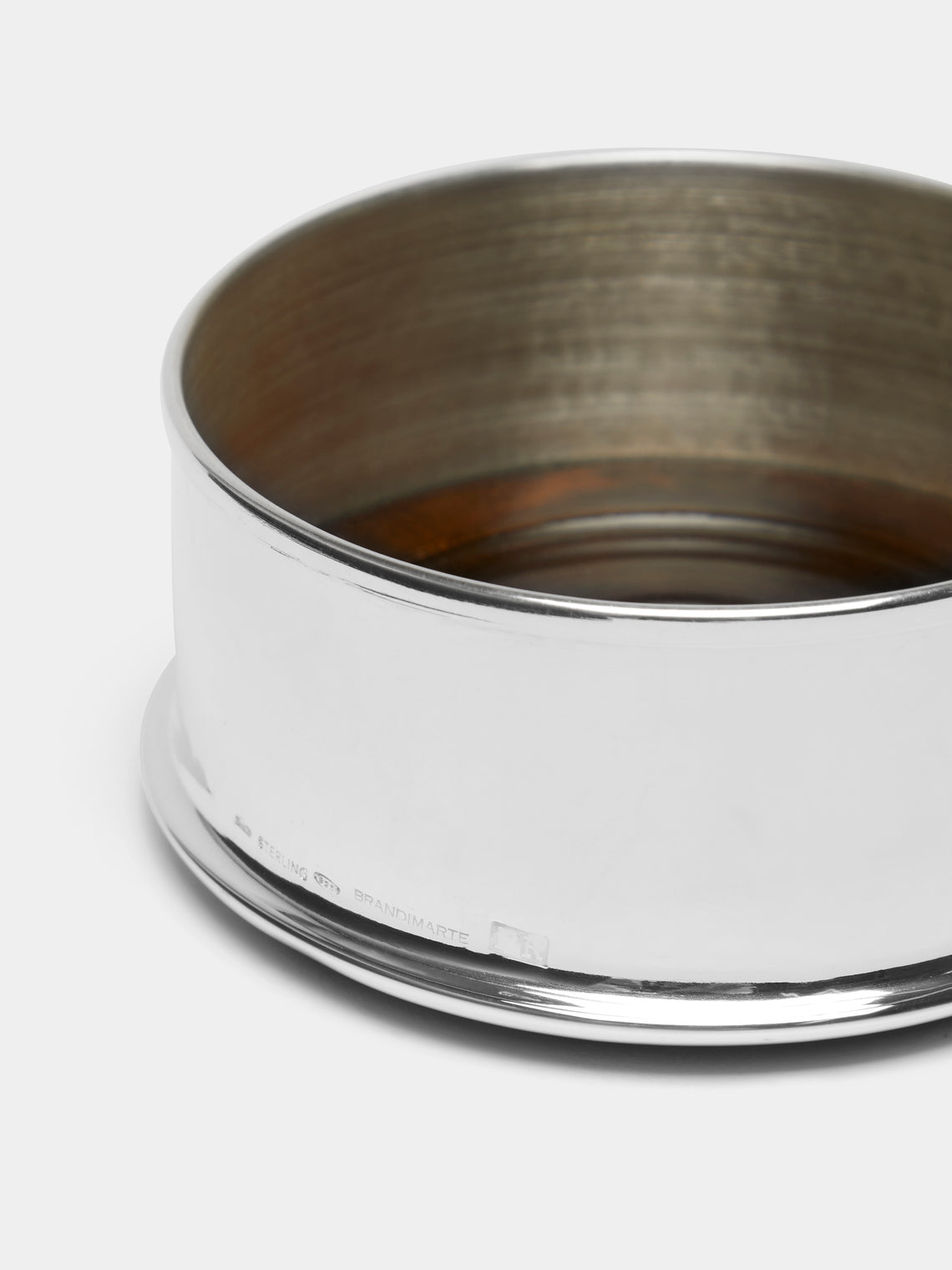 Brandimarte - Hammered Sterling Silver Coaster -  - ABASK