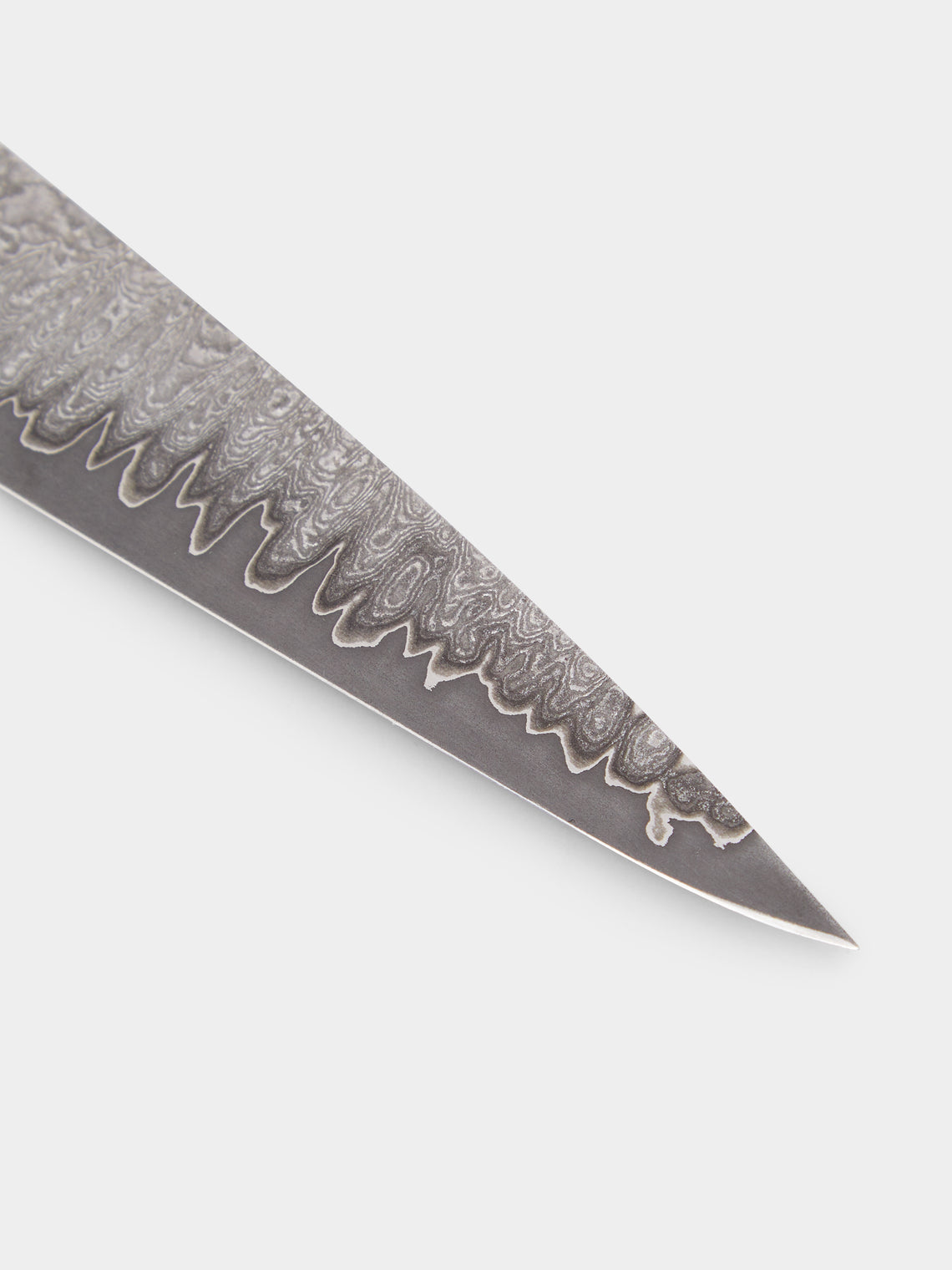 Bodman Blades - Hand-Forged Teak Burl and Damascus Steel Paring Knife -  - ABASK