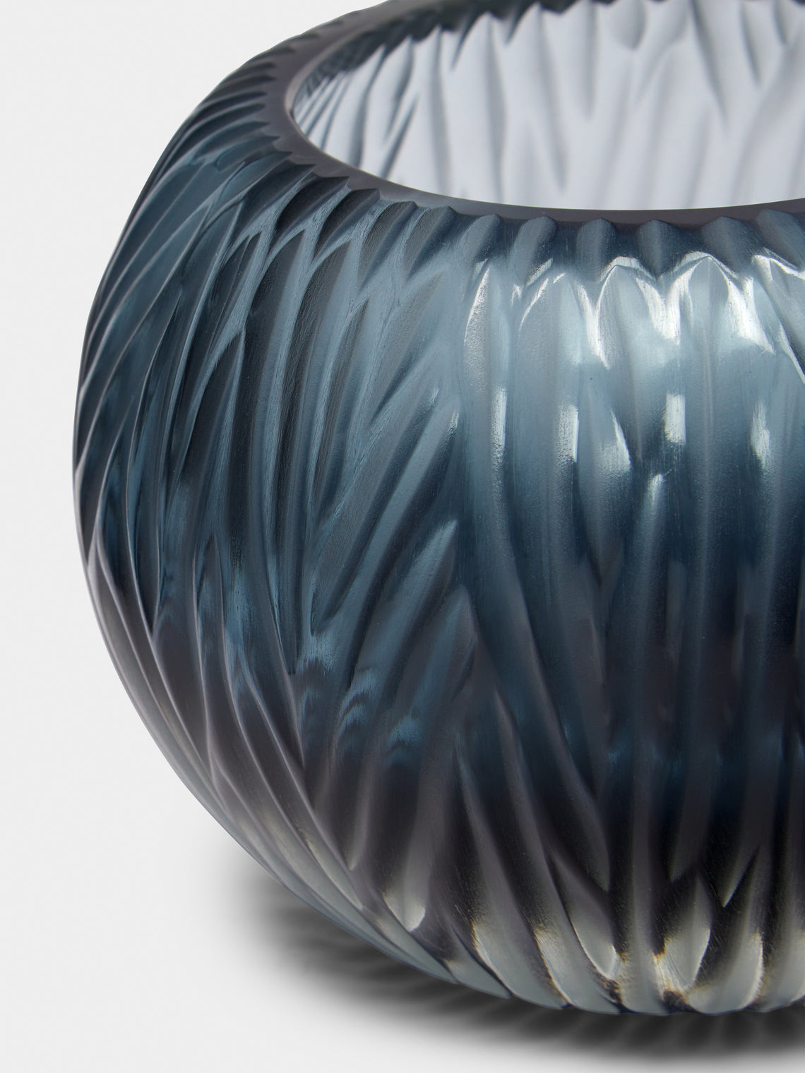 Micheluzzi Glass - Bocia Oceano Hand-Blown Murano Glass Vase -  - ABASK