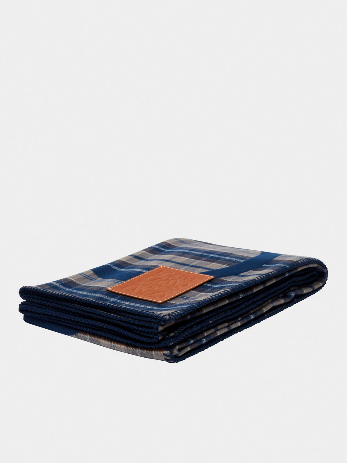 Loewe Home - Mohair Check Blanket -  - ABASK