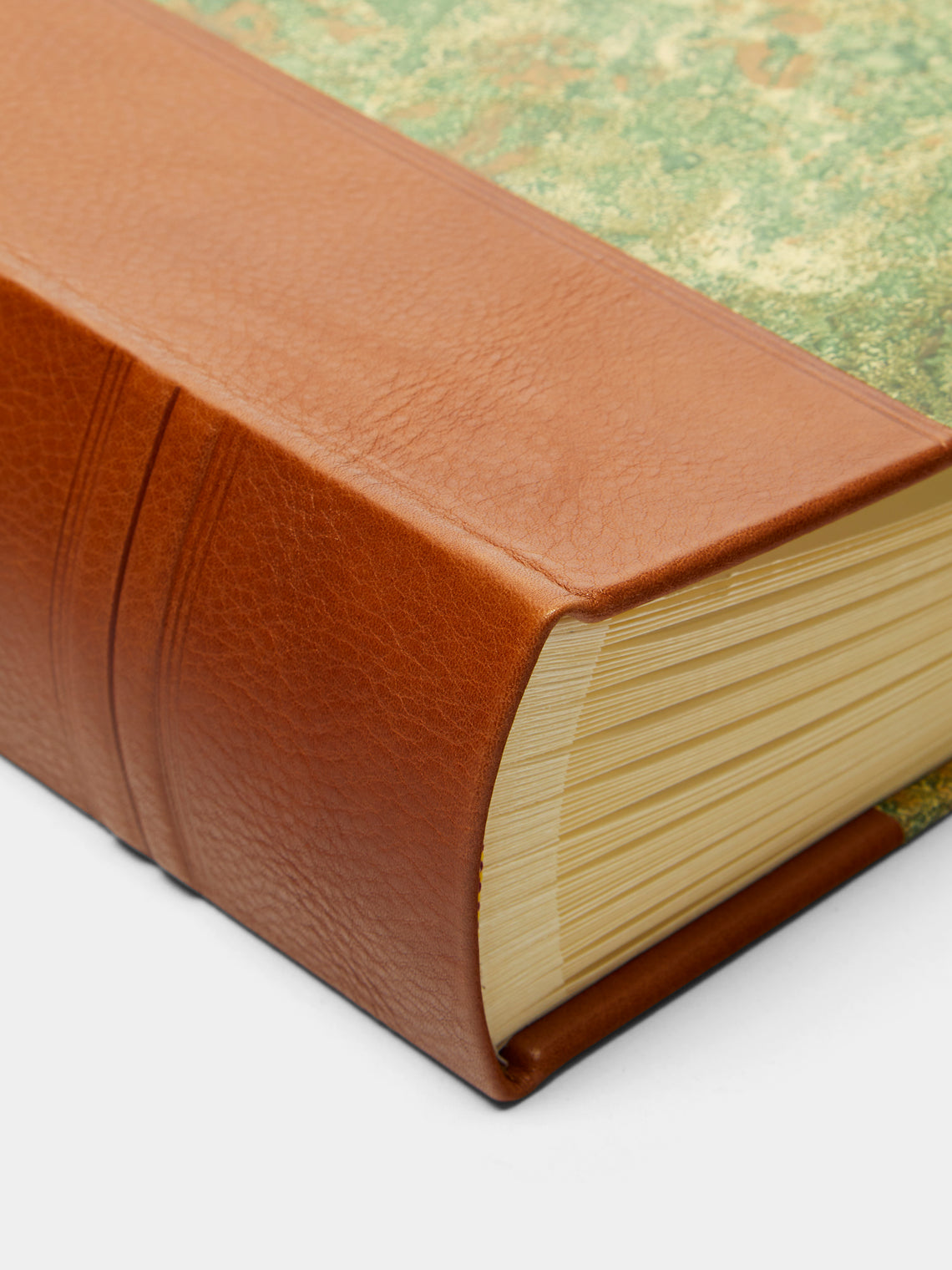 Giannini Firenze - Hand-Marbled Leather Bound Large Photo Album -  - ABASK