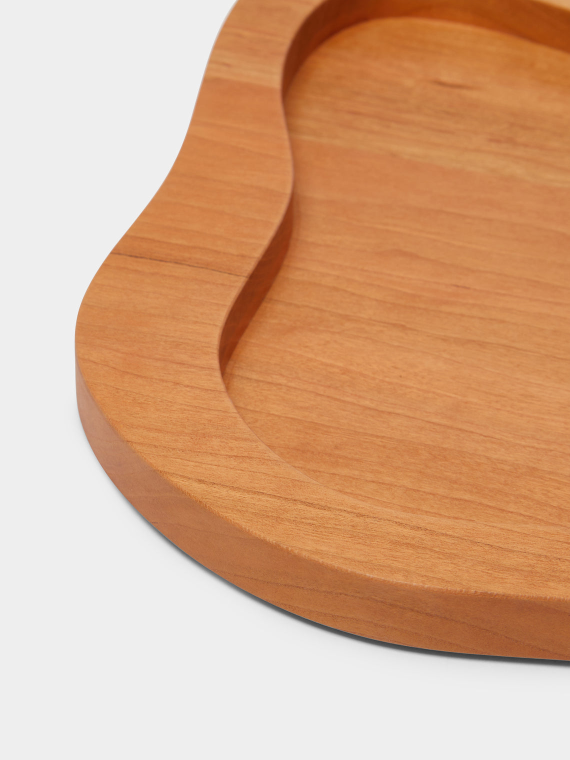 Yali Glass - Moribana Cherry Wood Medium Tray -  - ABASK
