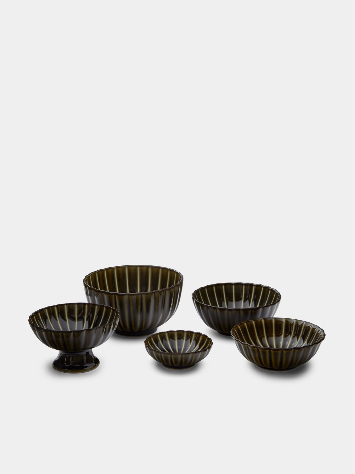 Kaneko Kohyo - Giyaman Urushi Ceramic Condiment Bowls (Set of 4) -  - ABASK