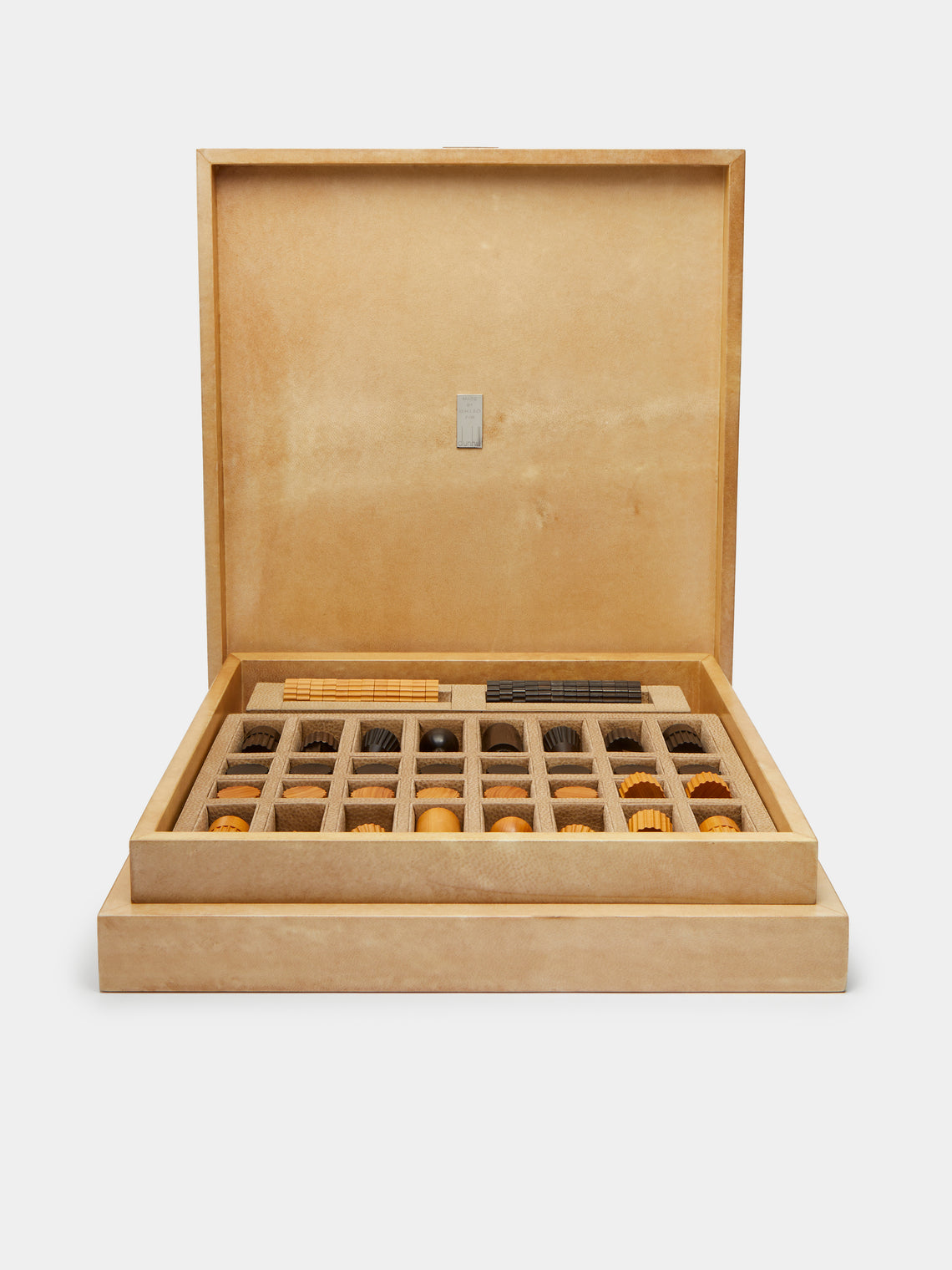 Antique and Vintage - Ghisó for Dunhill Chess and Draughts Set - Brown - ABASK