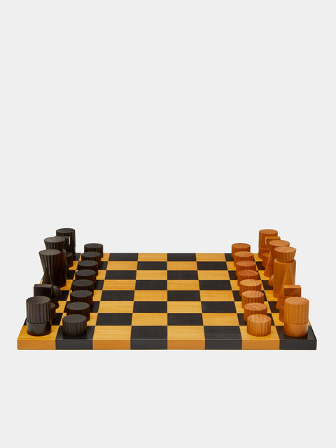 Antique and Vintage - Ghisó for Dunhill Chess and Draughts Set - Brown - ABASK - 