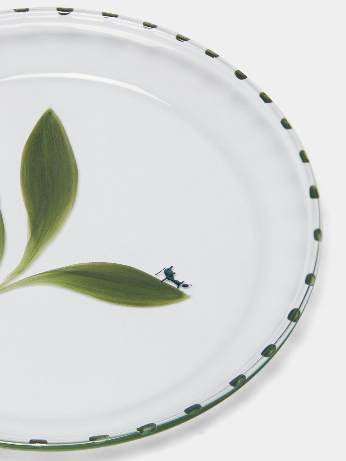 Los Vasos de Agua Clara - Hand-Painted Mixed Bread Plates (Set of 6) -  - ABASK