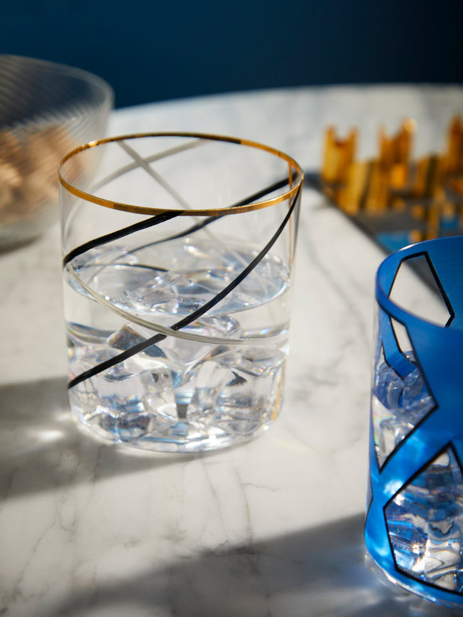 Lobmeyr - Neo Enamel Hand-Painted Crystal Tumbler -  - ABASK
