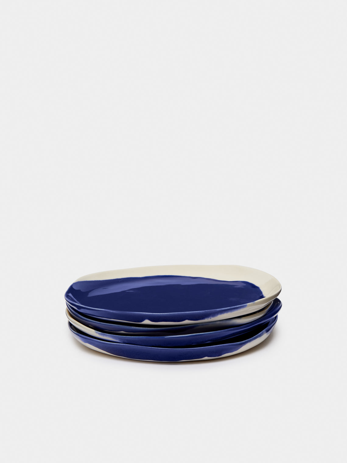 Pottery & Poetry - Hand-Glazed Porcelain Side Plates (Set of 4) -  - ABASK