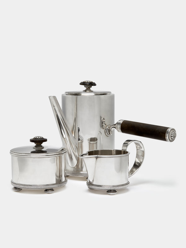 Antique and Vintage - 1980s Atelier Borgila Sterling Silver Mocca Service Set - Silver - ABASK - 