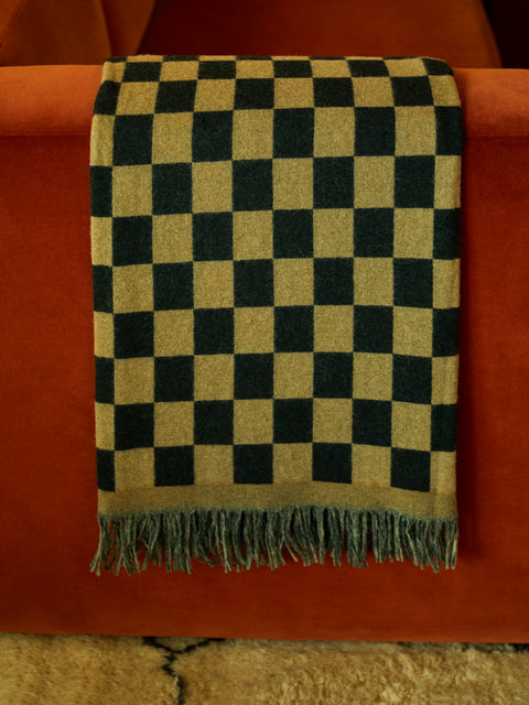 The House of Lyria - Espinar Handwoven Wool Throw - Taupe - ABASK