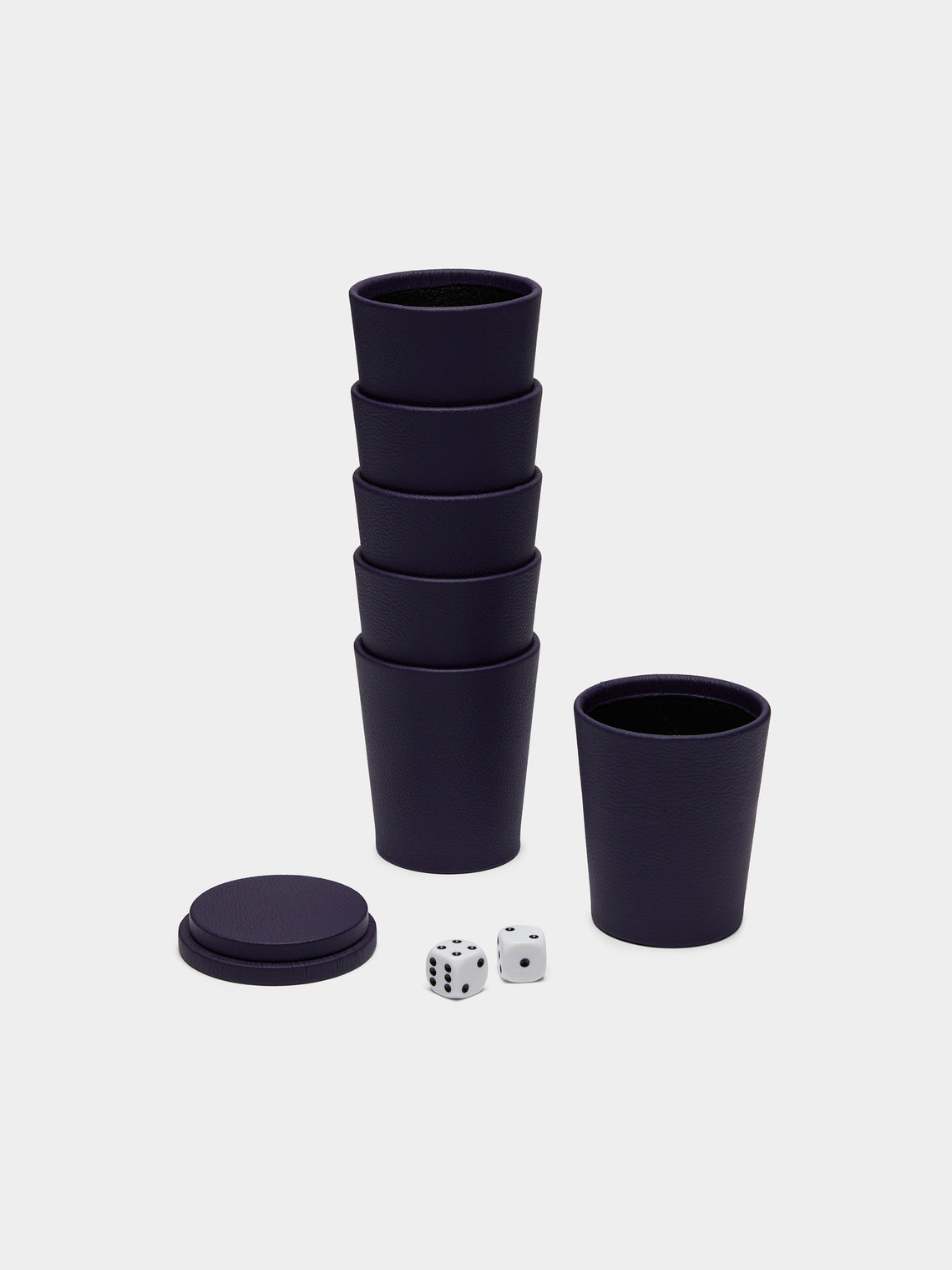 William & Son - Leather Liar Dice Set -  - ABASK