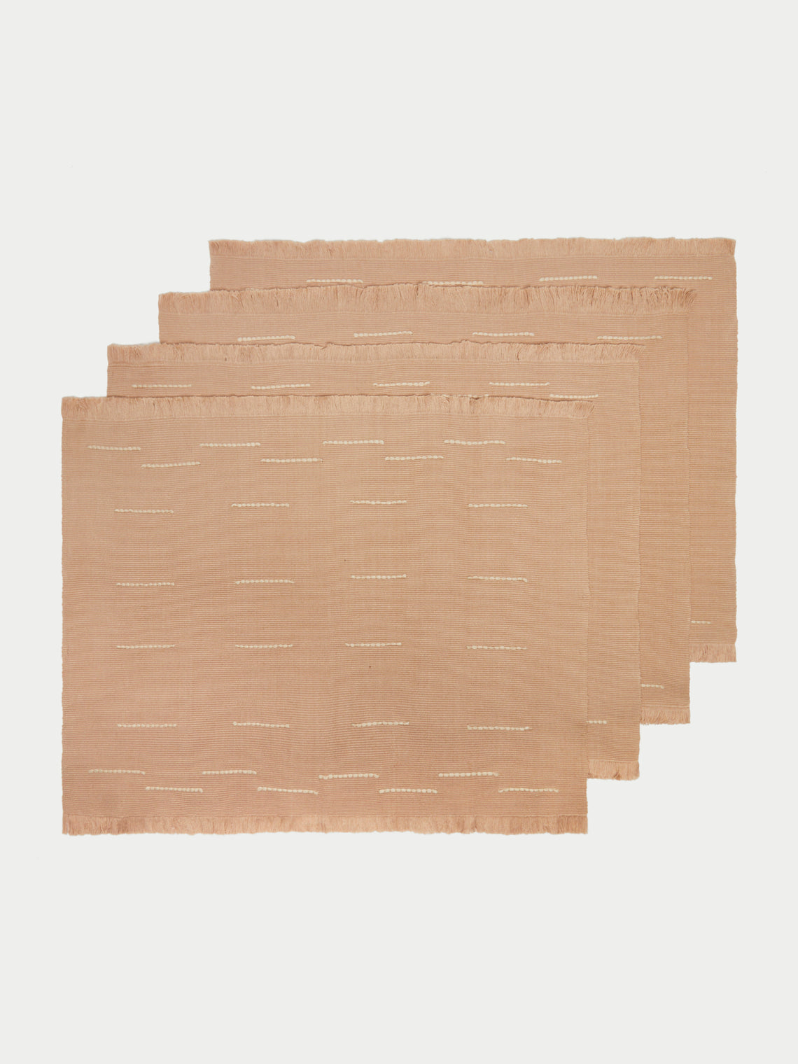 Revolution of Forms - Chiapas Handwoven Cotton Placemats (Set of 4) -  - ABASK