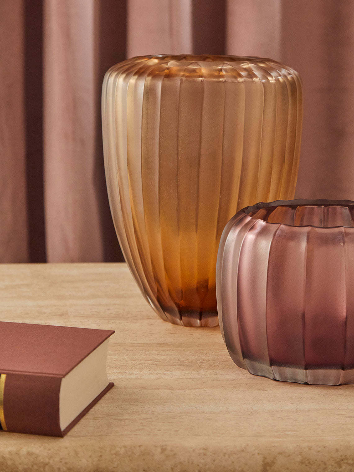 Micheluzzi Glass - Goccia Miele Hand-Blown Murano Glass Vase -  - ABASK