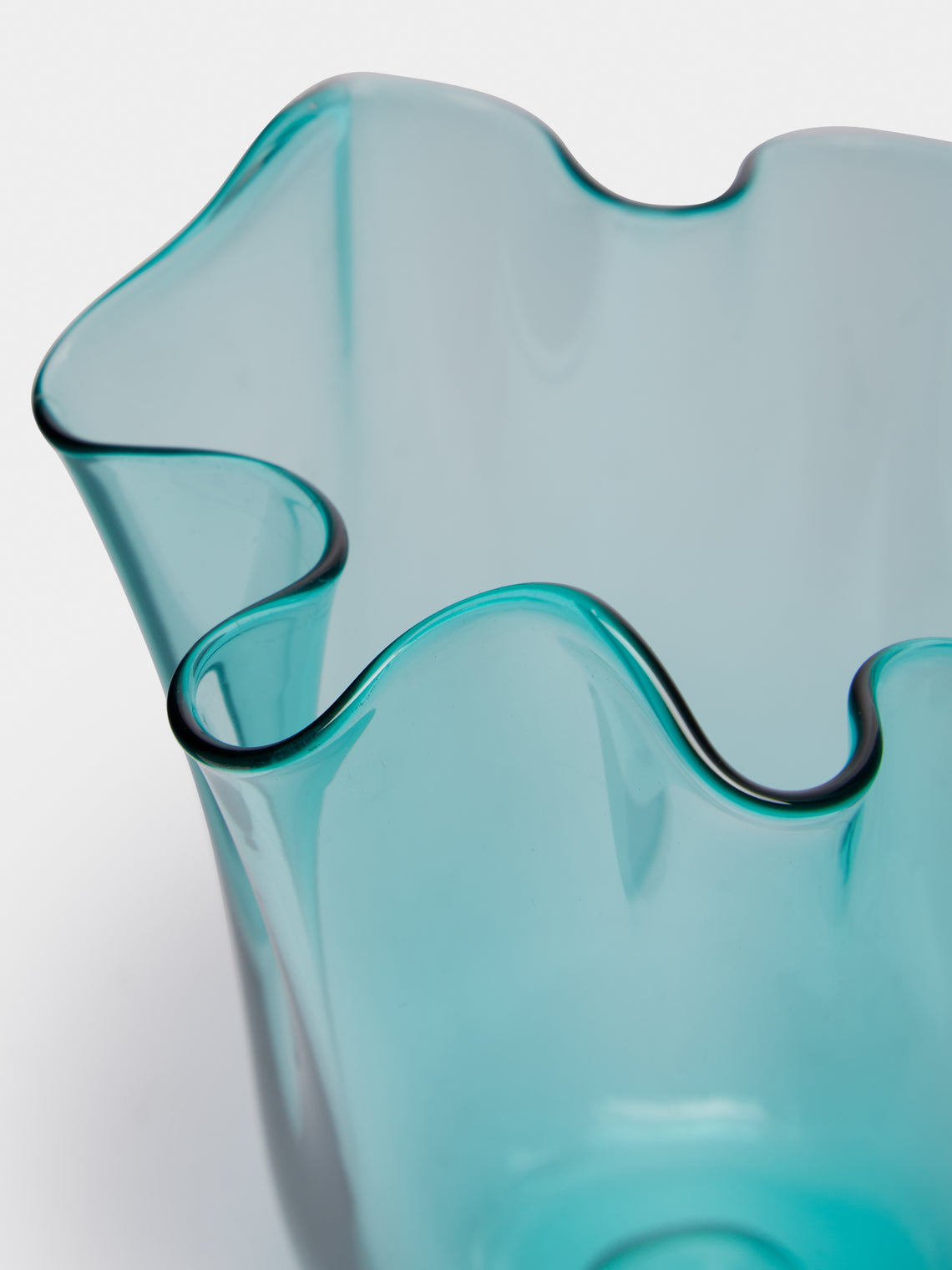 Venini - Fazzoletto Hand-Blown Murano Glass Small Vase -  - ABASK