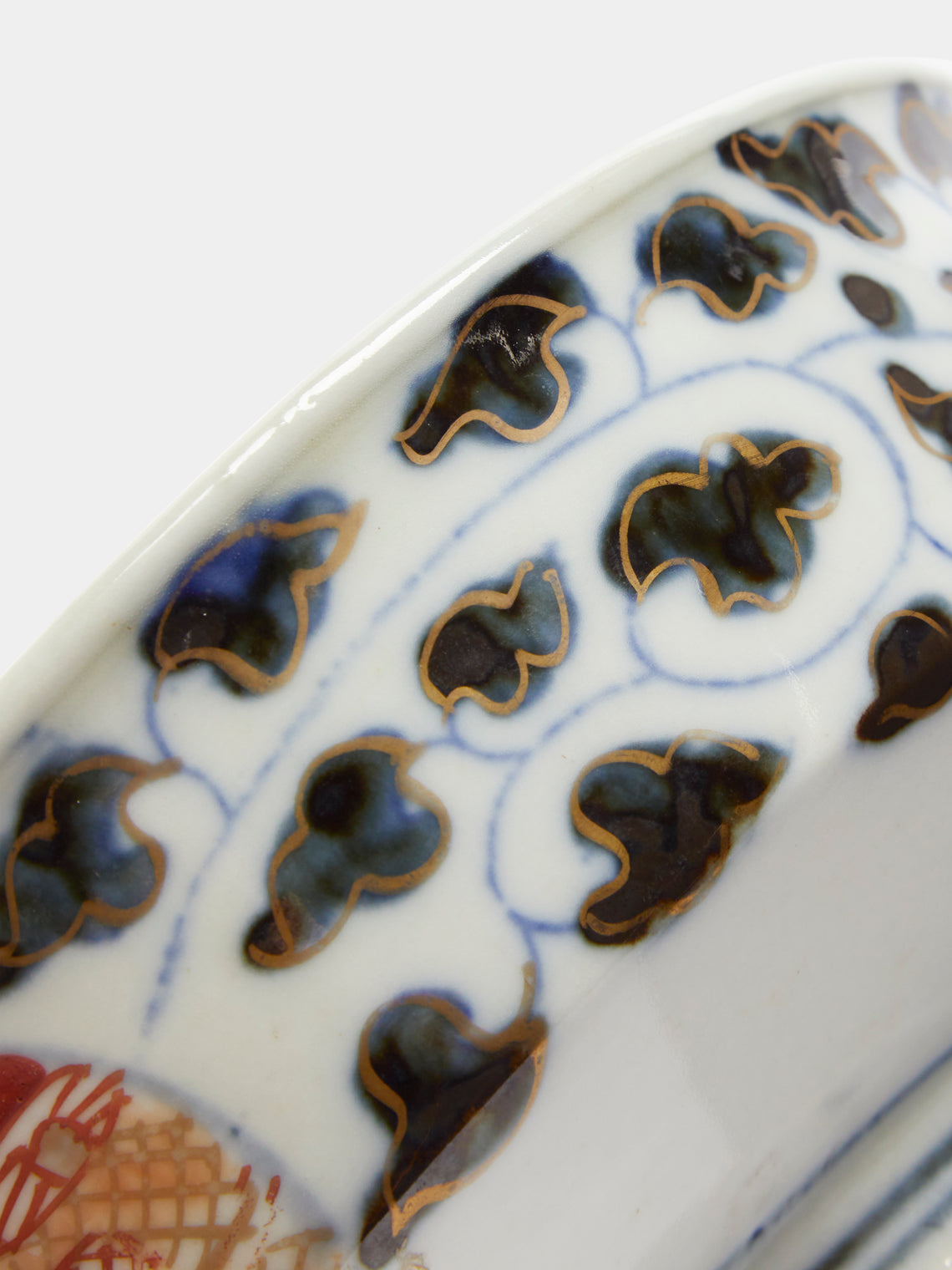 Antique and Vintage - 1920-1930 Japanese Imari Porcelain Bowl (Set of 3) - Multiple - ABASK