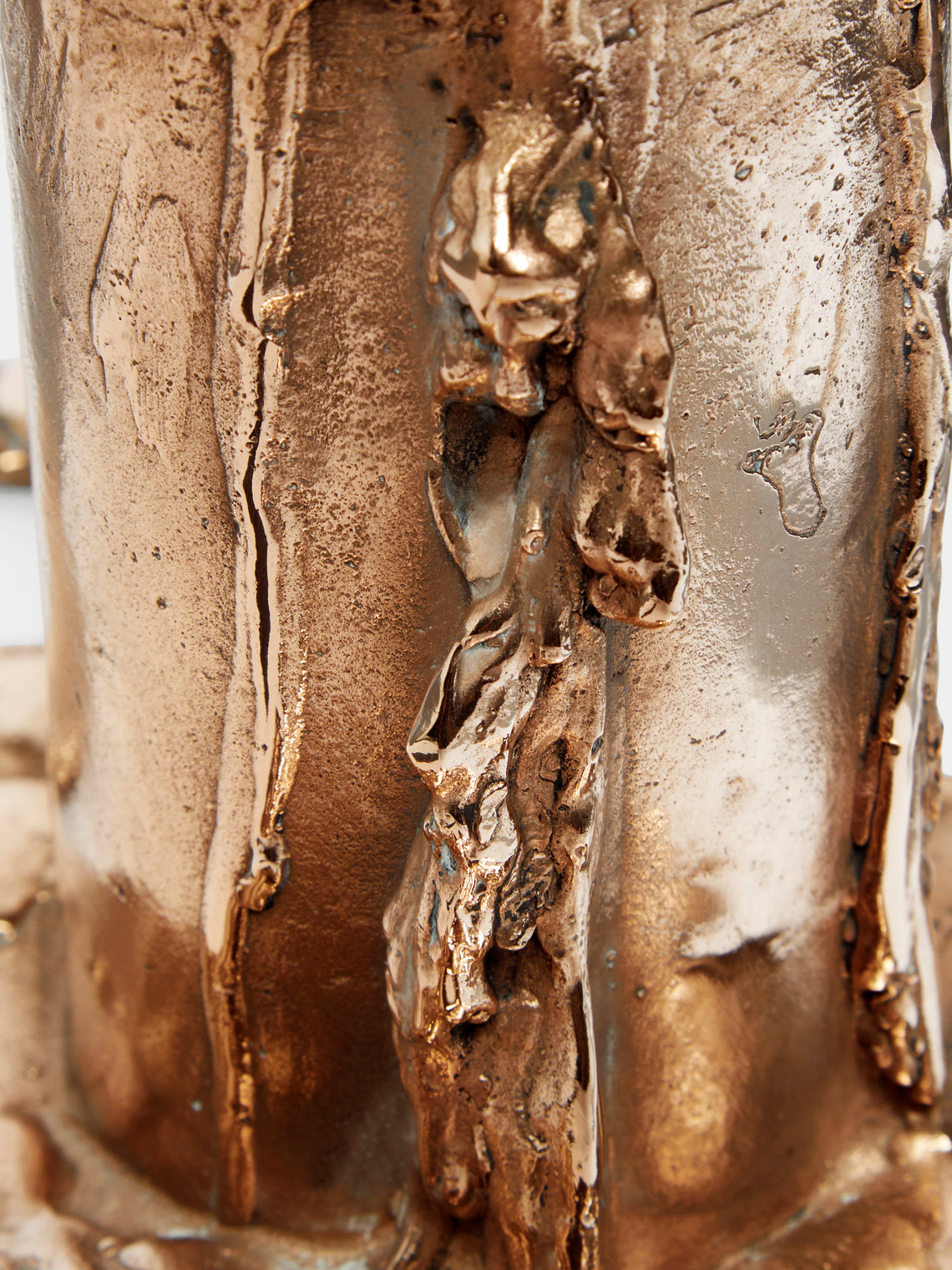 Osanna Visconti - Melted Hand-Cast Bronze Candle Holder -  - ABASK
