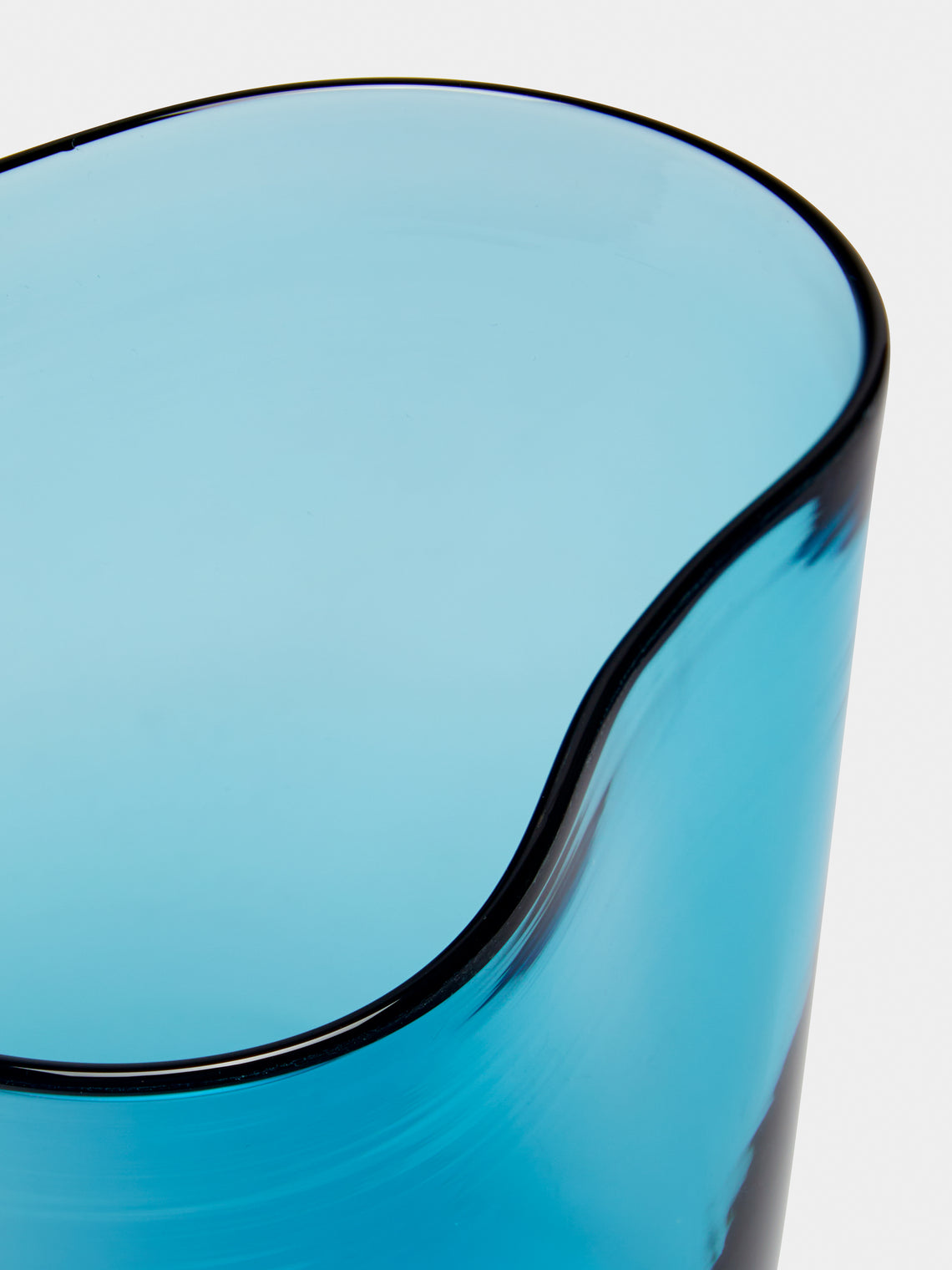 Micheluzzi Glass - Mosso Acqua Hand-Blown Murano Glass Tumbler -  - ABASK