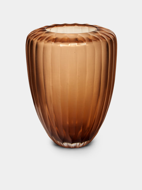 Micheluzzi Glass - Goccia Miele Hand-Blown Murano Glass Vase -  - ABASK - 