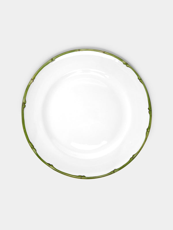 Z.d.G - Ramatuelle Bamboo Hand-Painted Ceramic Dinner Plates (Set of 2) -  - ABASK - 