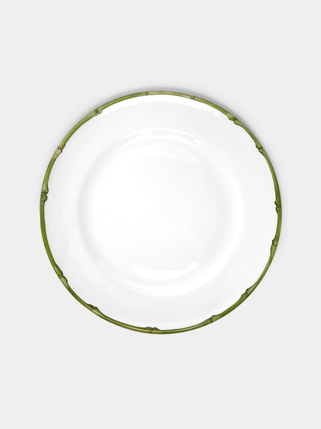 Z.d.G - Ramatuelle Bamboo Hand-Painted Ceramic Dinner Plates (Set of 2) -  - ABASK - 