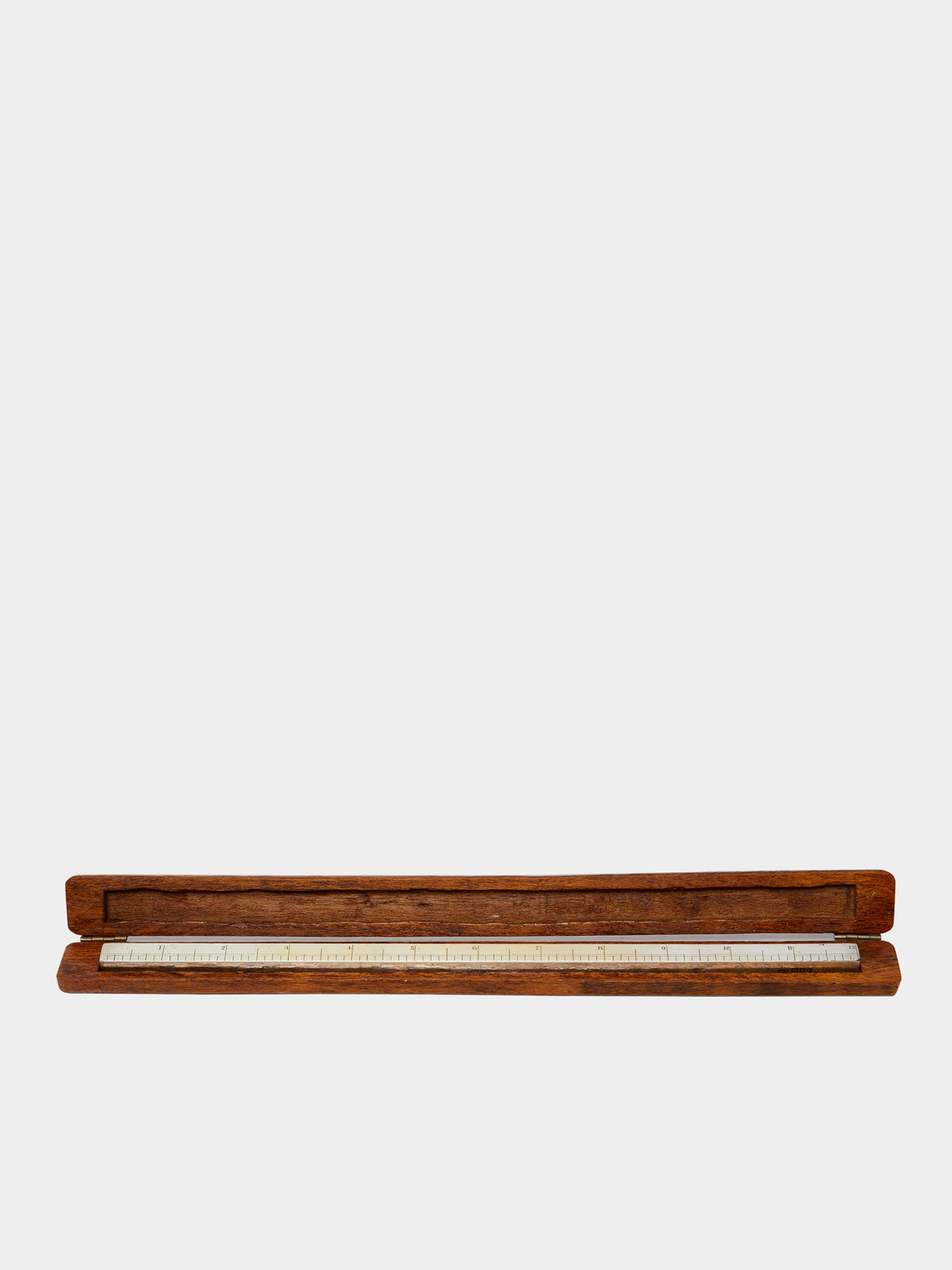 Antique and Vintage - Mid-Century Silver and Oak Ruler -  - ABASK - 
