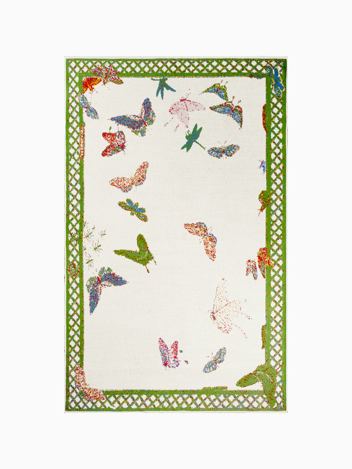 Saved NY - Butterfly Trellis Cashmere Blanket - Multiple - ABASK