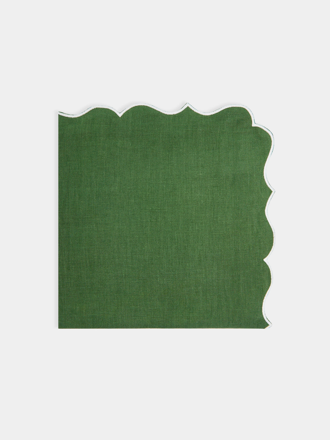Los Encajeros - Alhambra Embroidered Linen Napkins (Set of 4) -  - ABASK - 