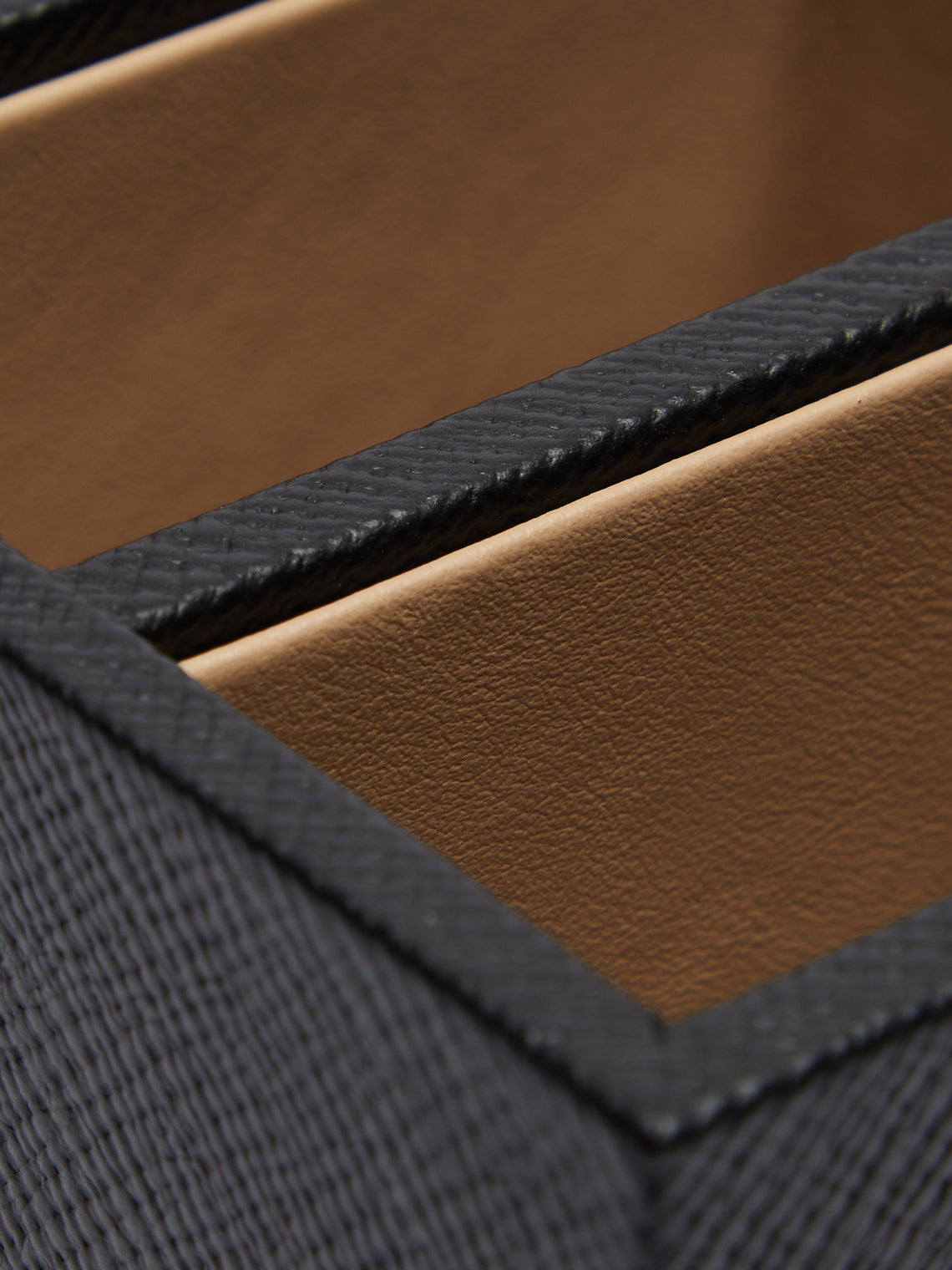 Smythson - Panama Leather Pen Pot -  - ABASK