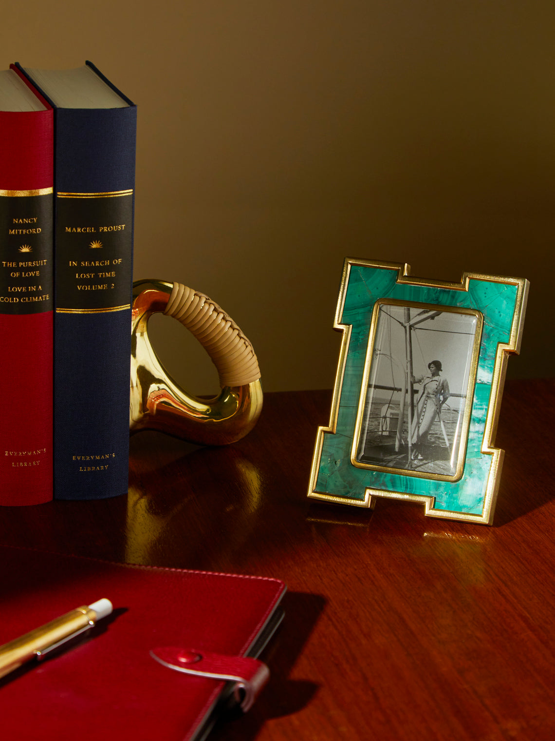 Antique and Vintage - 19th Century Malachite and Gilt Bronze Photo Frame -  - ABASK