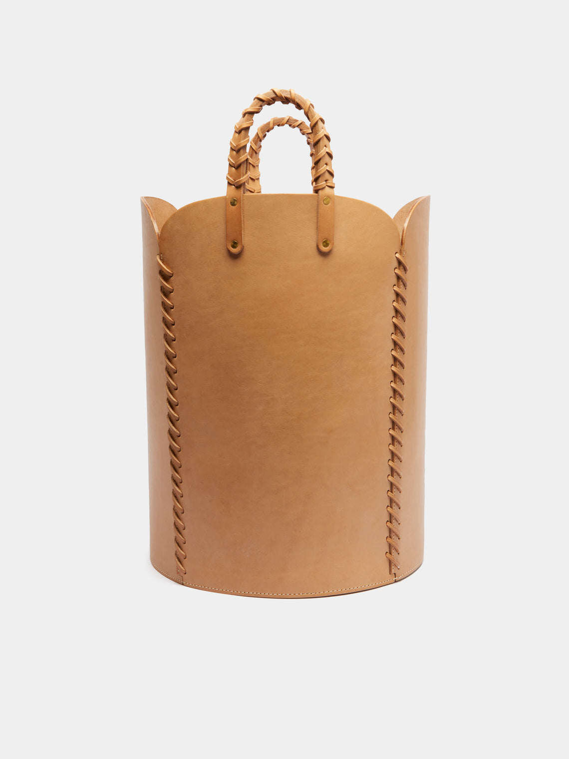Otis Ingrams - Woven Leather Basket -  - ABASK