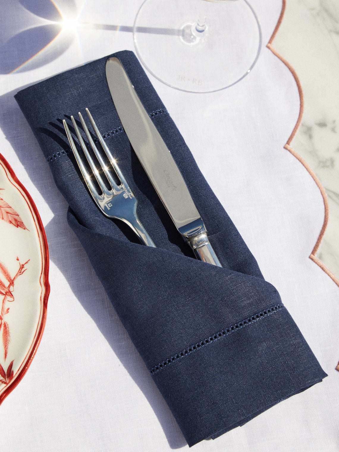 Angela Wickstead - Capri Linen Napkins (Set of 4) -  - ABASK