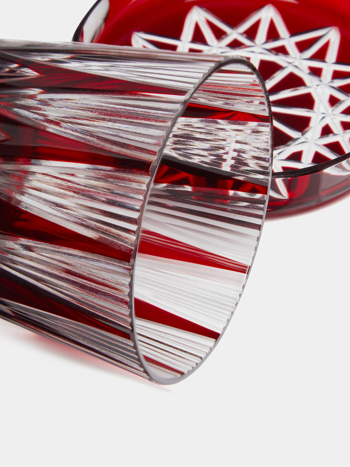 Hirota Glass - Edo Kiroko Hand-Cut Lidded Glass -  - ABASK