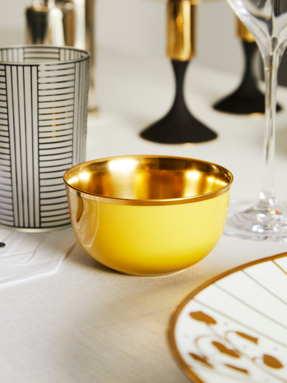 Augarten - Hand-Painted Porcelain Champagne Coupe -  - ABASK