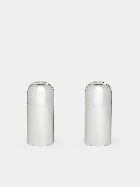 Chiarugi 1952 - Silver-Plated Brass Mini Salt and Pepper Mill (Set of 2) -  - ABASK - 