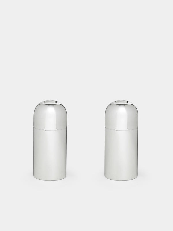 Chiarugi 1952 - Silver-Plated Brass Mini Salt and Pepper Mill (Set of 2) -  - ABASK - 