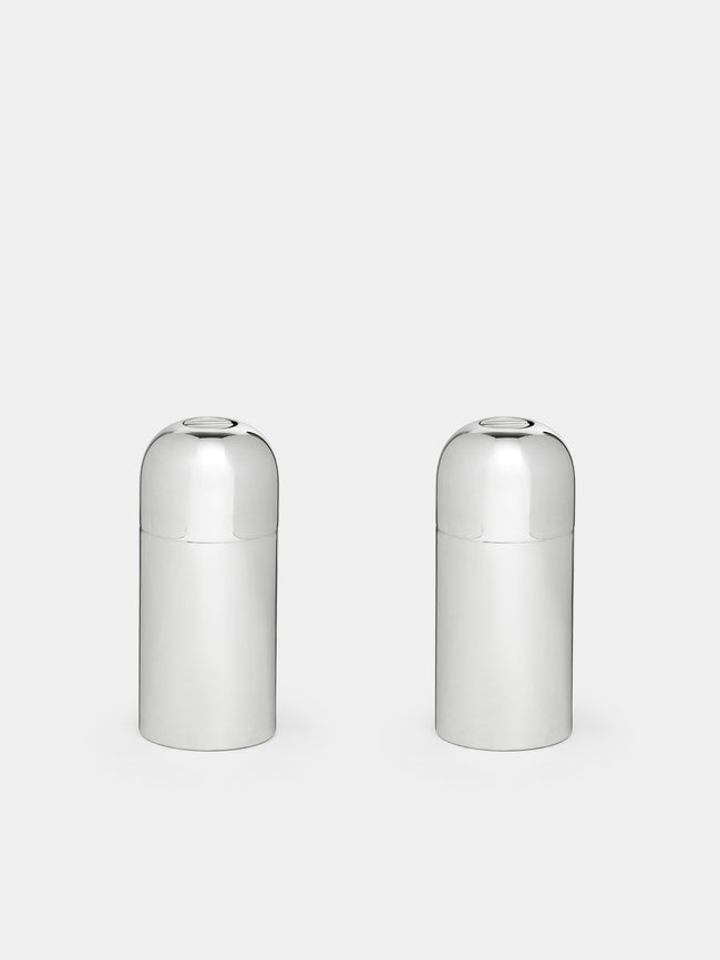Chiarugi 1952 - Silver-Plated Brass Mini Salt and Pepper Mill (Set of 2) -  - ABASK - 
