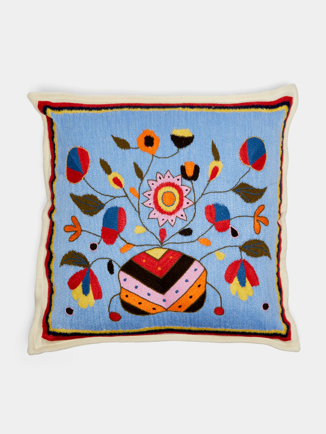 Saved NY - Cashmere Floral Pillow -  - ABASK - 