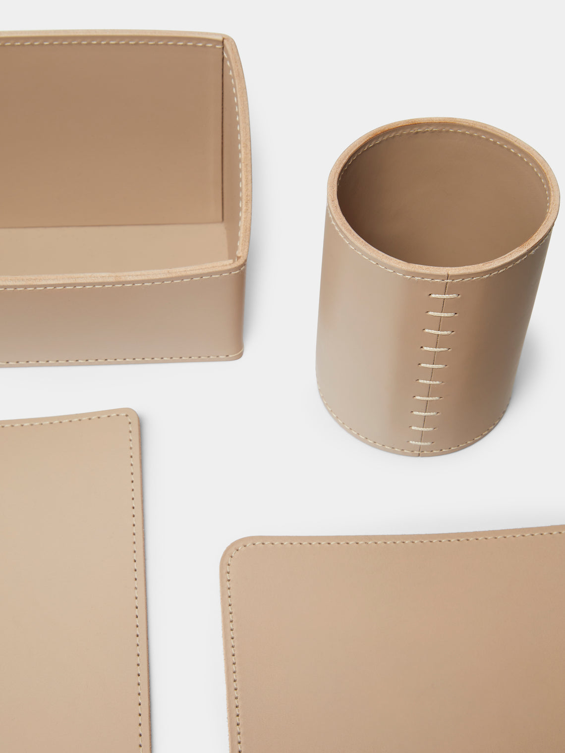 Rabitti 1969 - Todi Leather Desk Set -  - ABASK