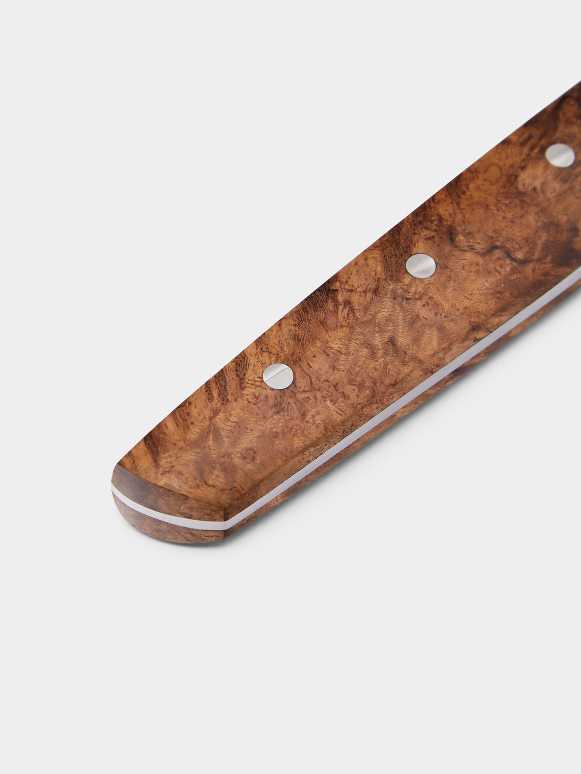 Bodman Blades - Hand-Forged Teak Burl and Damascus Steel Paring Knife -  - ABASK