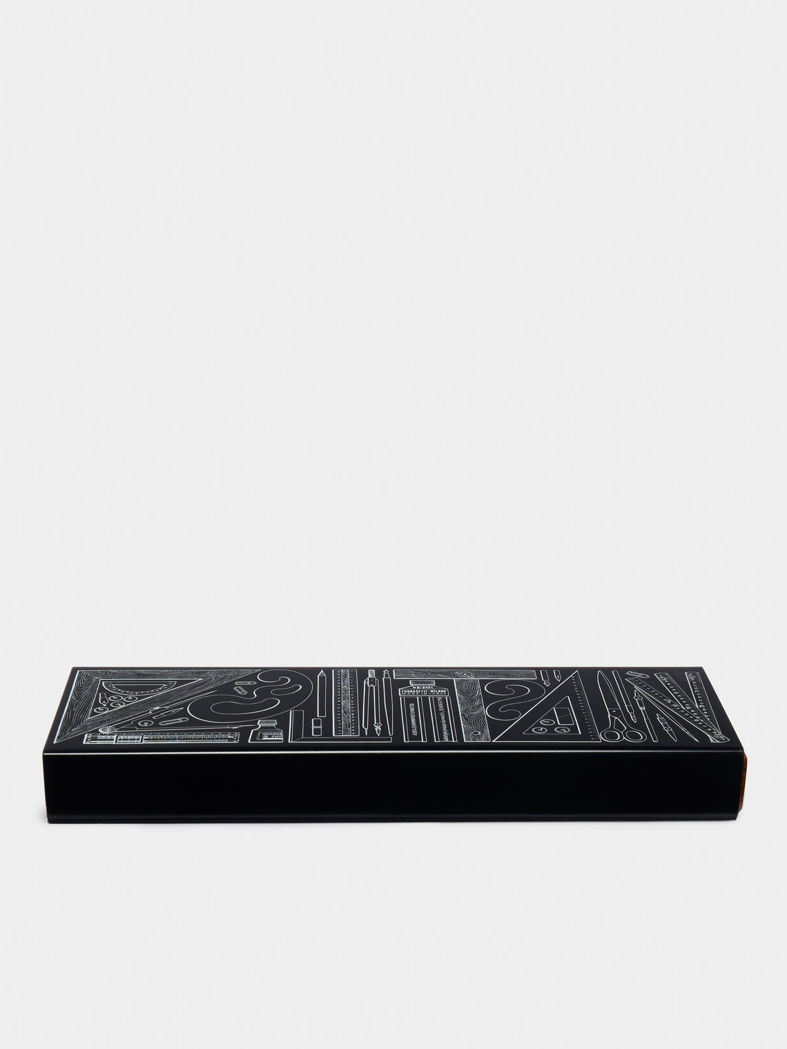 Fornasetti - Strumenti da Disegno Iron and Wood Box -  - ABASK - 