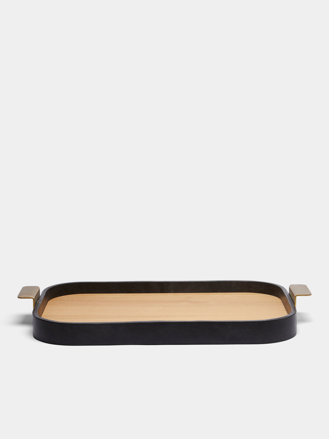 Otis Ingrams - Bridle Leather and Oak Tray -  - ABASK