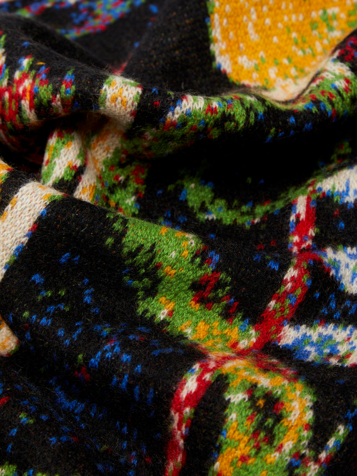 Saved NY - Adam and Eve Cashmere Blanket - Black - ABASK