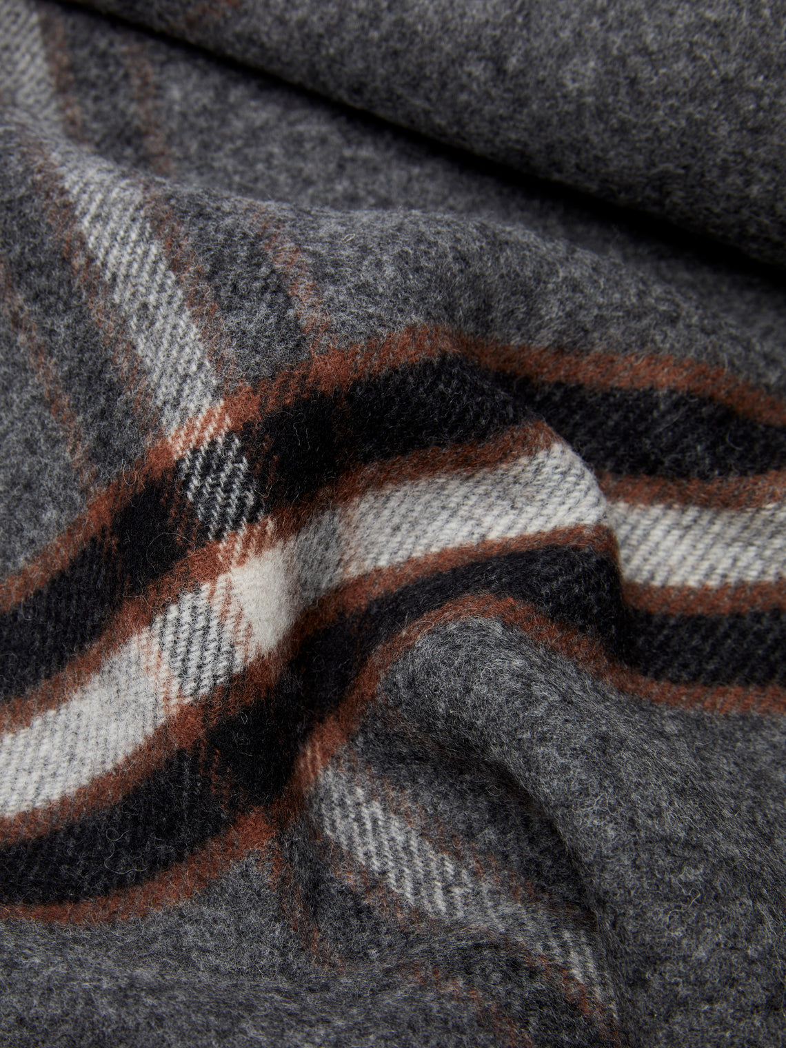 Johnstons of Elgin - Double-Faced Wool Check Blanket -  - ABASK