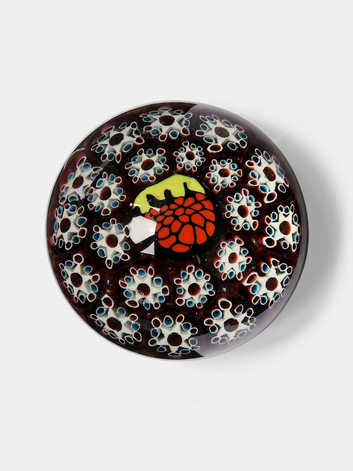 Antique and Vintage - 1970s Millefiori Murano Glass Paperweight - Multiple - ABASK