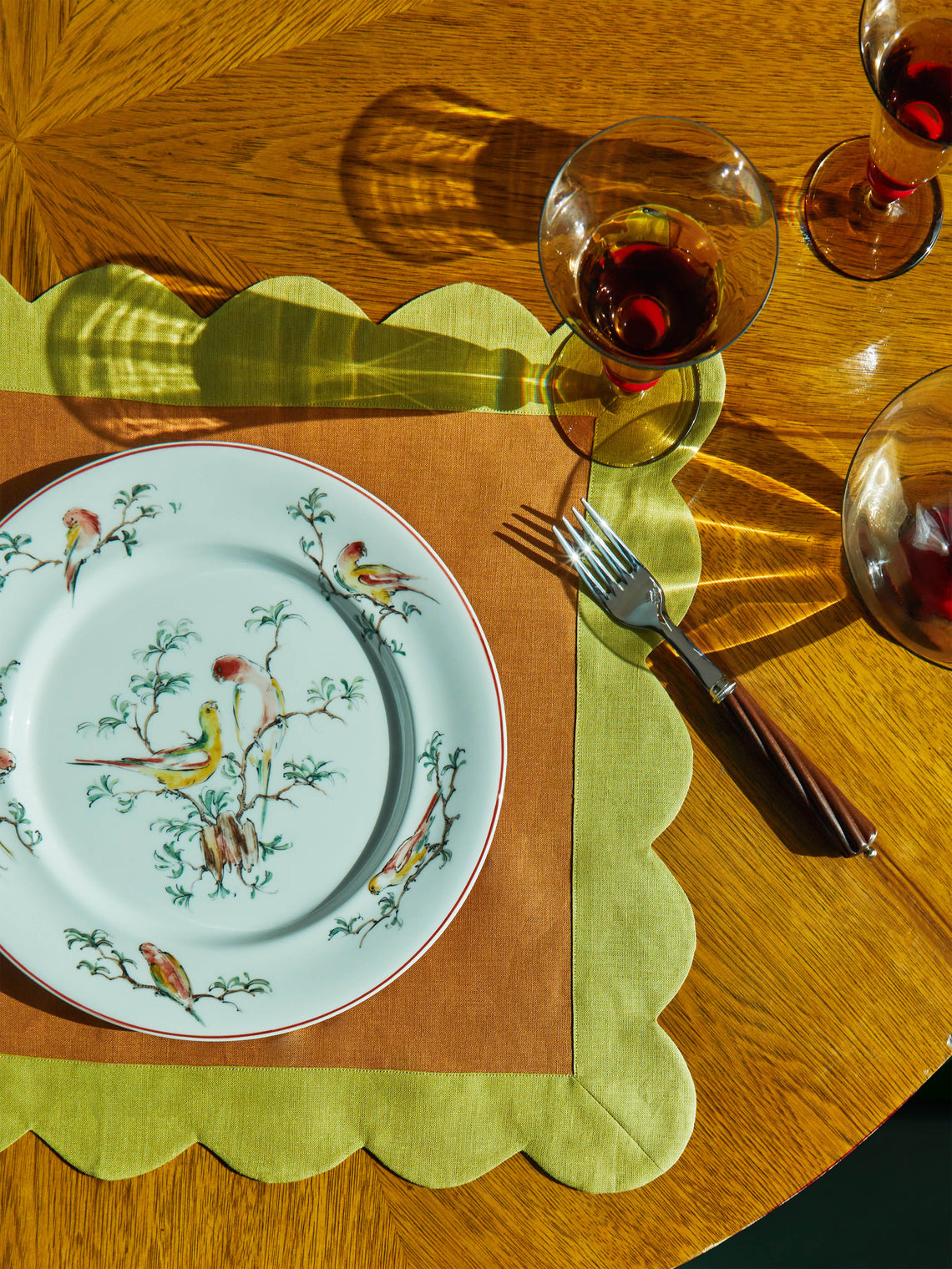Angela Wickstead - Rapallo Scalloped Linen Placemats (Set of 4) -  - ABASK