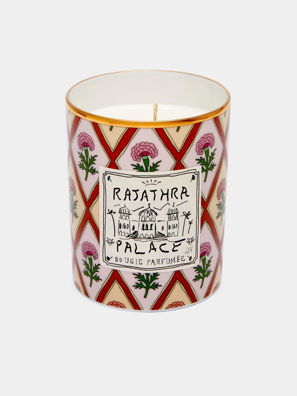 Ginori 1735 - Profumi Luchino Rajathra Palace Porcelain Candle -  - ABASK - 